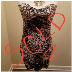 Sold!! Sexy bodycon cheetah print dress